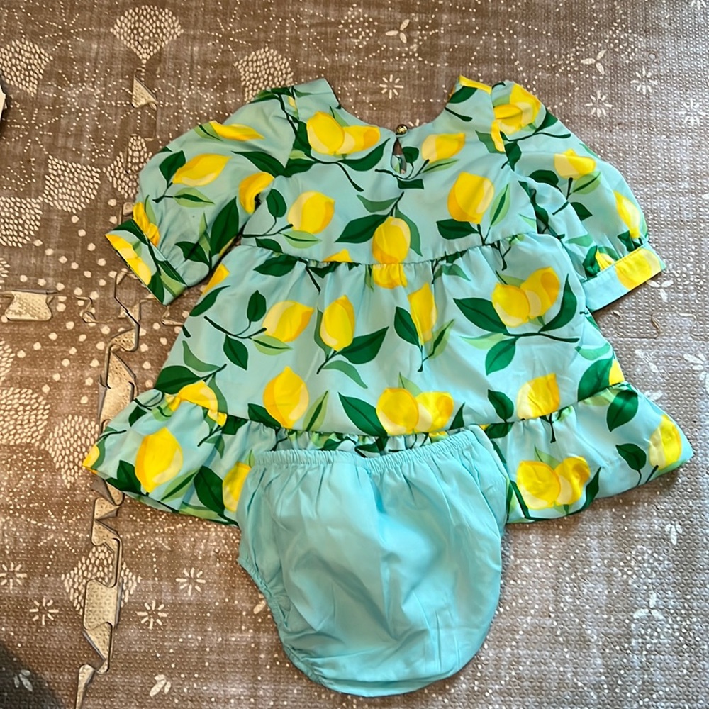 NWT Janie & Jack lemon dress